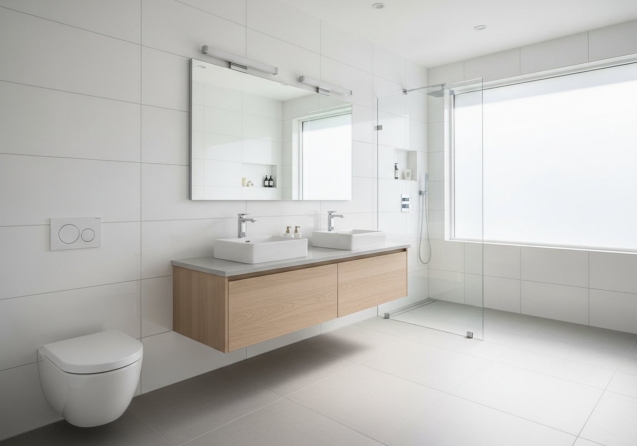 Clean bathroom